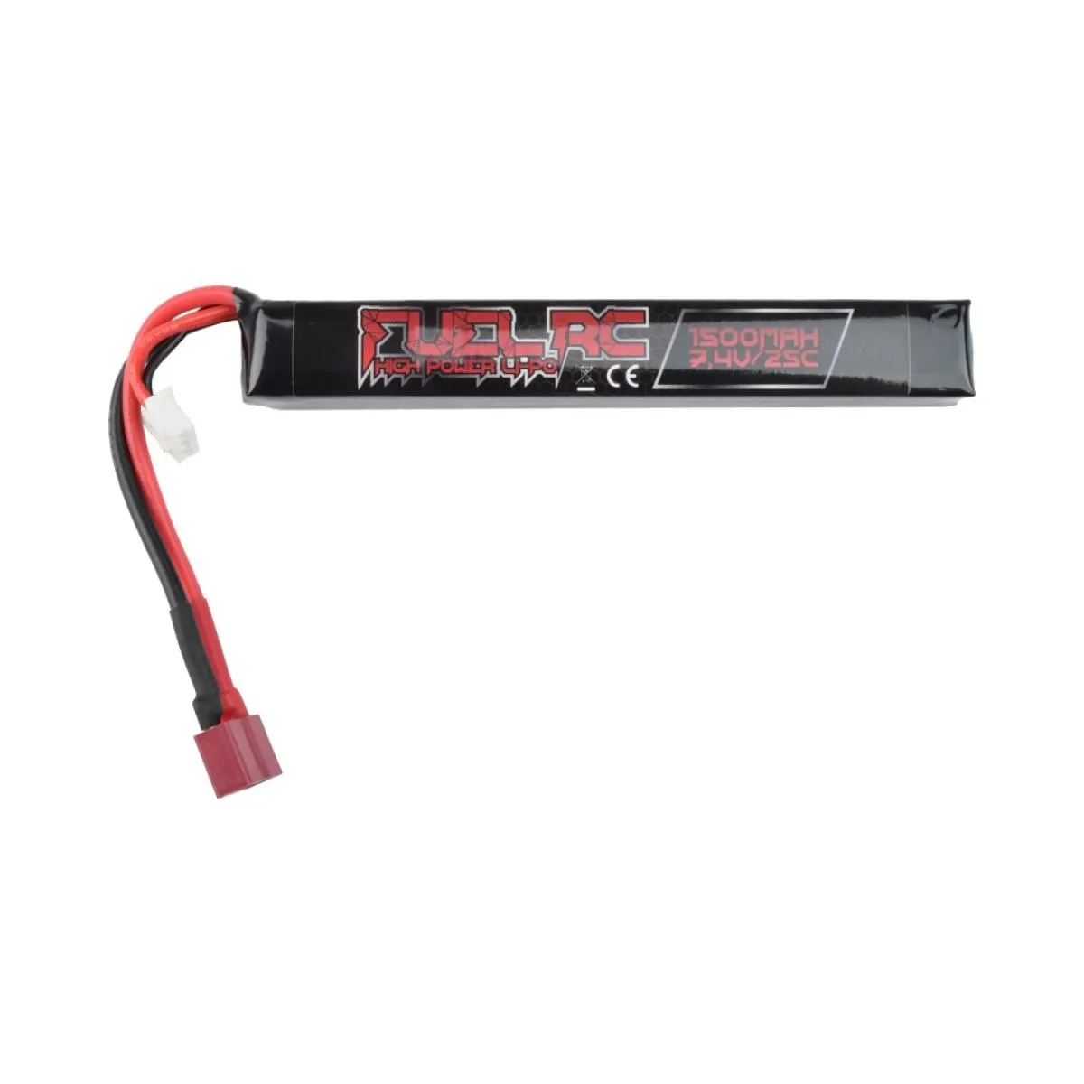 Fuel LI-PO 7,4V 1500 mAh 25C Akku mit Dean Plug